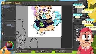 【Art】 con badge art trade