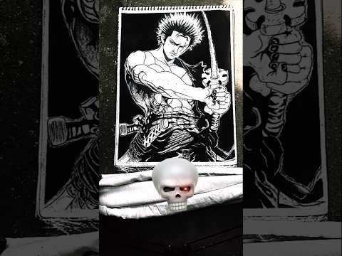 how to draw zuro drawing #drawing #art #anime #shorts #zuro #like #comment
