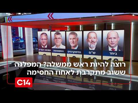 רוצה להיות ראש ממשלה? המפלגה ששוב מתקרבת לאחוז החסימה | סקר מנדטים חדשות 14
