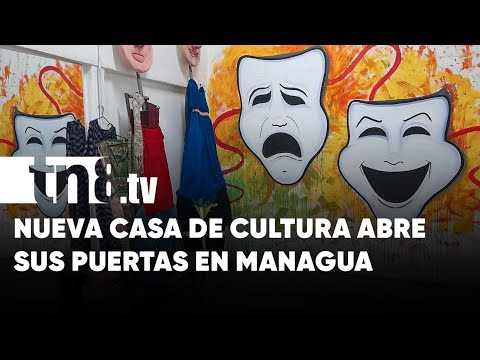 Managua cuenta con una nueva casa de cultura y creatividad