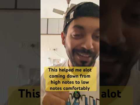 The high to low note dilemma #singing #music #singer
