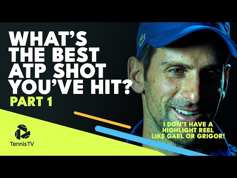 Tennis 🎾 ATP Players Reveal The Best Shot They've Ever Hit On Tour | Part 1 🤩