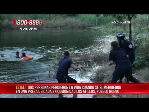 Dos personas pierden la vida tras sumergirse en una presa en Estelí – Nicaragua