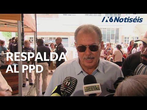 Juan Zaragoza reafirma su apoyo al PPD y su liderato