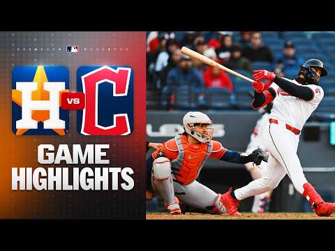 휴스턴 애스트로스 vs 클리블랜드 가디언스 경기 하이라이트 (4/20/26) | MLB 하이라이트