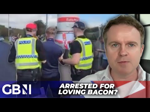 'Offensive words aren’t a crime!' | Man arrested for saying ‘we love bacon’ outside mosque