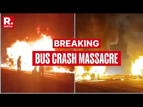 BREAKING: 12 Dead And 20 Injured After A Private Bus Catches Fire In Chitradurga | Karnataka