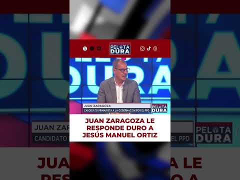Juan Zaragoza le responde duro Jesús Manuel Ortiz...Esto ocurrió hoy solo en  #JugandoPelotaDura ?