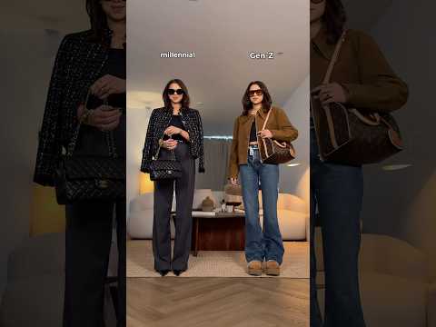 Millennial (1997-1995) VS. GEN-Z (1996-2012)? 🤎 | Which style do you like more? #fashion #howto