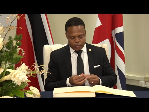 Minister Browne Signs Condolence Book For Queen Elizabeth II