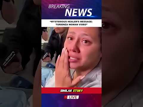 MYSTERIOUS HEALER’S MESSAGE: TORIENZA WOMAN VIDEO  #chicago #estadosunidos🇺🇸 #torenza #usa🇺🇸