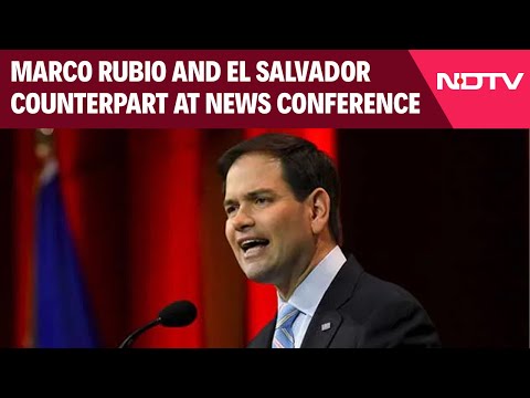 US News | US Secretary Of State Marco Rubio And El Salvador Counterpart At News Conference