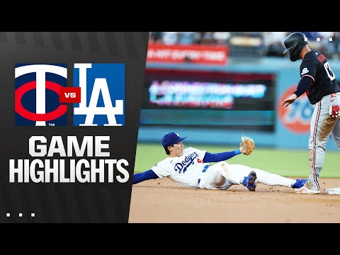 Twins vs. Dodgers Game Highlights (7/22/25) | MLB Highlights