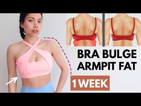 REDUCE BRA BULGE, ARMPIT FAT IN 1 WEEK CHALLENGE, standing workout at home