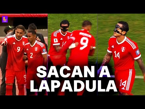 Perú vs Bolivia: Gianluca Lapadula es cambiado por Paolo Guerrero en el segundo tiempo