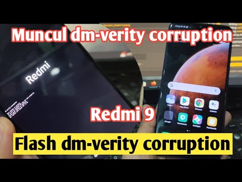 Cara Flas dm-verity corruption Redmi 9