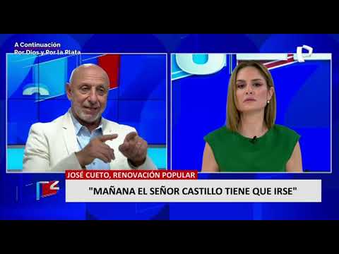 José Cueto tras revelaciones de exjefe de la DINI: “Mañana el señor Castillo tiene que irse”