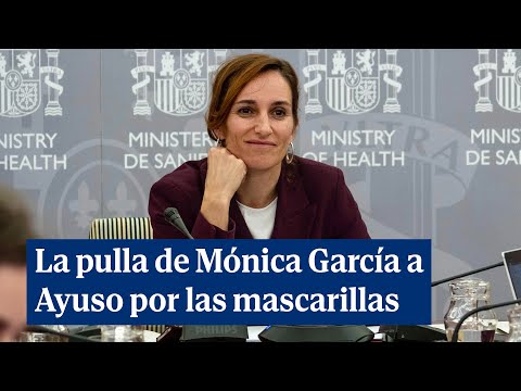 Mónica García critica a Ayuso por el uso de mascarillas