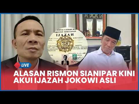 Alasan Rismon Sianipar Kini Akui Ijazah Jokowi Asli Usai 2 Bulan Riset Ulang, Ada Watermark & Embos