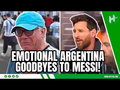 Argentina REACTS to Lionel Messi FINAL international match