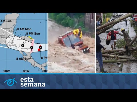 Así fue el paso del huracán Julia por Nicaragua: inundaciones y miles de viviendas anegadas