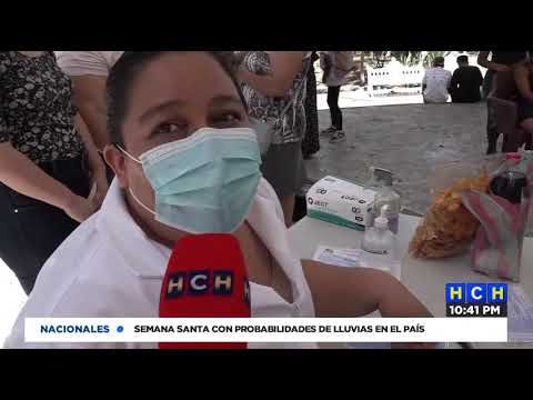 Vacuna pediátrica se seguirá aplicando este miércoles en el parque central de Siguatepeque