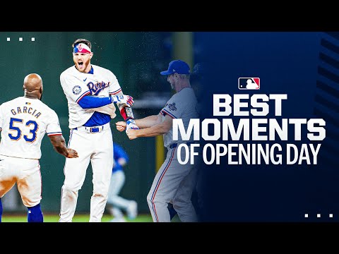 Best moments from Opening Day 2024! (feat. Adolis García, Mike Trout, Vladimir Guerrero Jr. & more!)