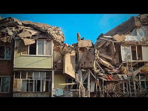 حمله مرگبار روسیه به اوکراین؛ زلنسکی: تخریب ساختمان مسکونی «هدیه تولد» پوتین بود