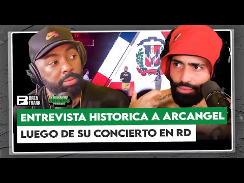 ARCANGEL ENTREVISTA LUEGO DE SU CONCIERTO HISTORICO EN RD