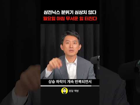 삼전닉스 분위기 심상치 <strong>않다</strong> 월요일 아침 무서운 일 터진다 (유창희 대표)