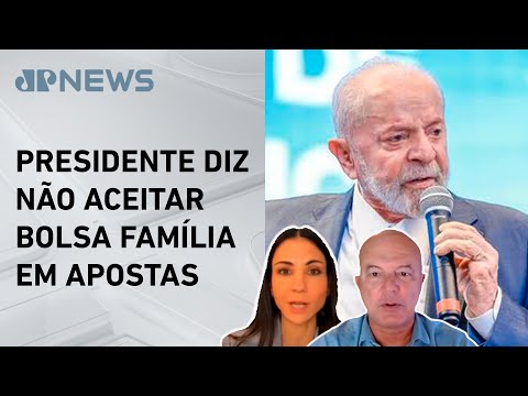 Lula afirma que regulação das bets deve sair na próxima semana;  Amanda e Motta comentam