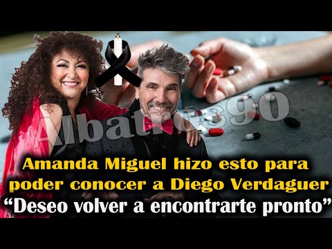 URGENTE ! Con el corazón roto tras la MU3RT3 de Diego Verdaguer, Amanda Miguel hizo esto T3RRlBL3