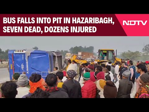 Hazaribagh Bus Accident | Major Bus Accident In Hazaribagh Leaves Seven Dead, Many Injured