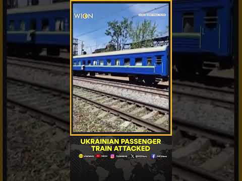 Russian Attack Damages Ukrainian Passenger Train: Rail Authority | WION Shorts