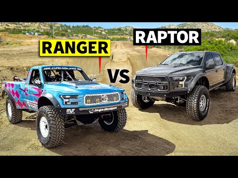 Off-Road Showdown: RJ Anderson's Ranger vs Kibby Tech's Raptor