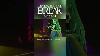【#NEPHLA_BREAK 】依存症フェイバリティズム/NEPHLA【Z-aNにてアーカイブ公開中！】 #shorts #vsinger 