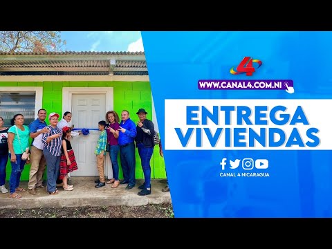 Gobierno Sandinista entrega viviendas dignas y seguras a familias de Chinandega