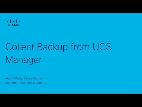 Collect Backup From UCS Manager