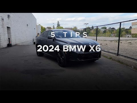 5 Tips for your new BMW X6