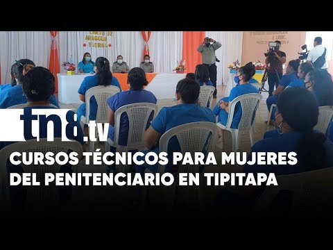 Culminan con éxito curso de manualidades en Penitenciario de Tipitapa - Nicaragua