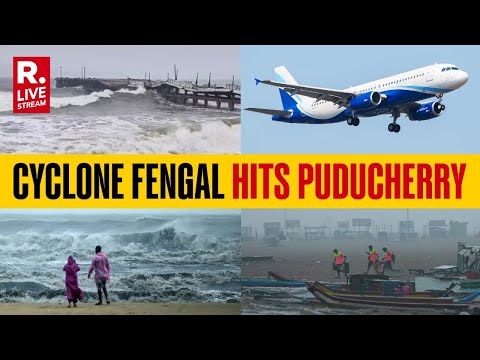 Cyclone Fengal Strikes Puducherry | Rising Tides and Rough Seas at Bay of Bengal