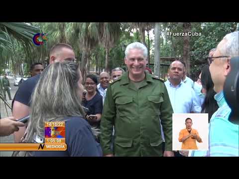 Presidente de Cuba visita centro Psicopedagógico ¨La Castellana¨