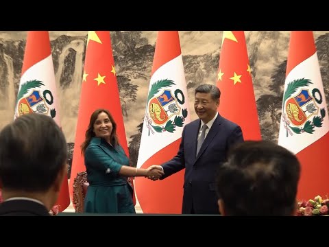 Chinese President Xi Jinping welcomes Peruvian counterpart to Beijing