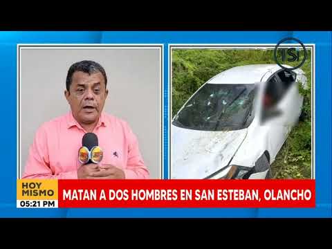 A disparos le quitan la vida a dos personas en San Esteban, Olancho