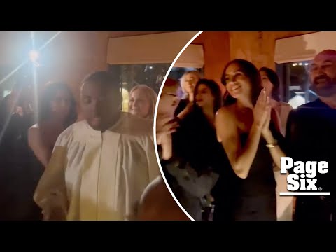 Meghan Markle dances with friends during glam night out in LA — sans Prince Harry