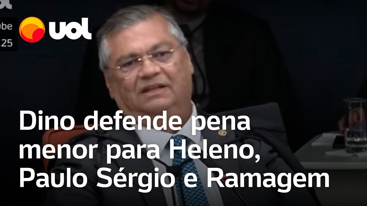 Julgamento no STF Dino defende penas menores para Augusto Heleno Ramagem e Paulo Sérgio veja voto