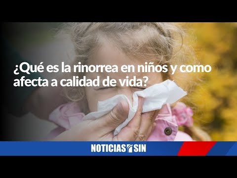 ¿Qué es la rinorrea en niños y como afecta?