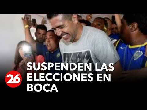 ULTIMO MOMENTO  | La Justicia ordenó suspender las elecciones en Boca