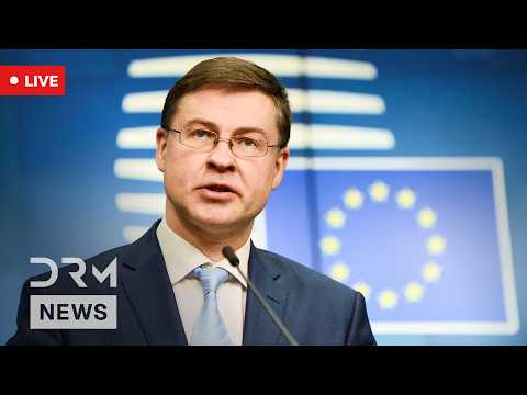 LIVE: EU Commissioner Dombrovskis Speaks After EU Meeting on Europe’s High Energy Prices | AC1N