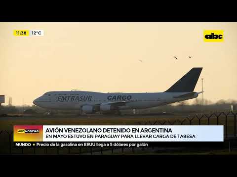 Detienen en Argentina un avión de Venezolano